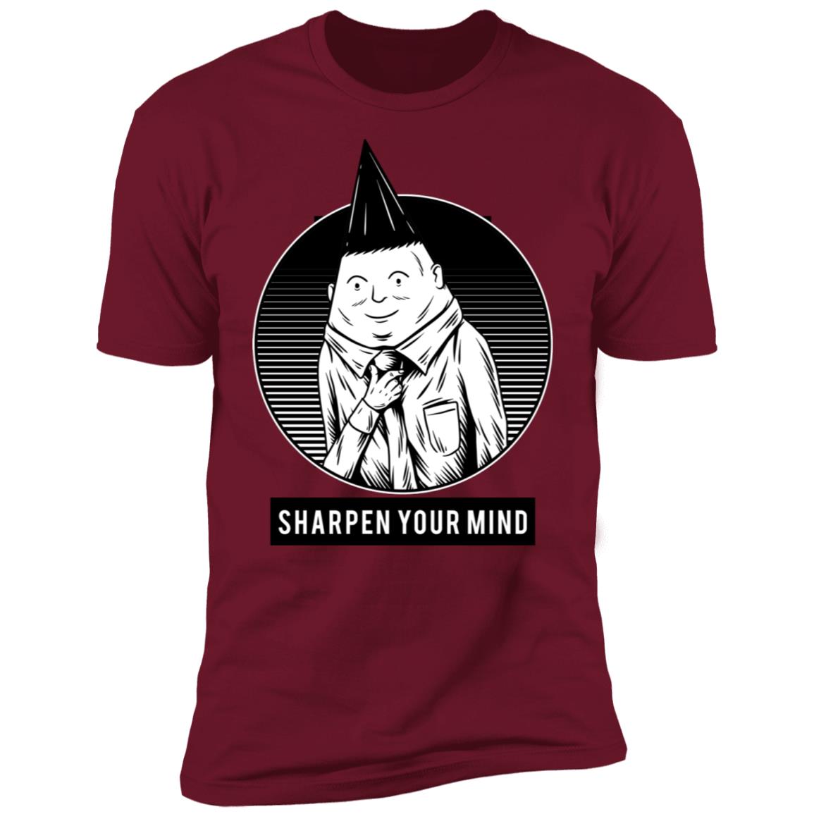 Sharpen your mind Premium Short Sleeve T-Shirt - Image 7