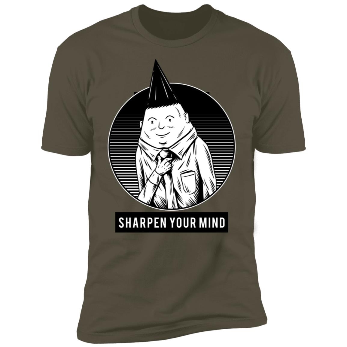 Sharpen your mind Premium Short Sleeve T-Shirt - Image 12