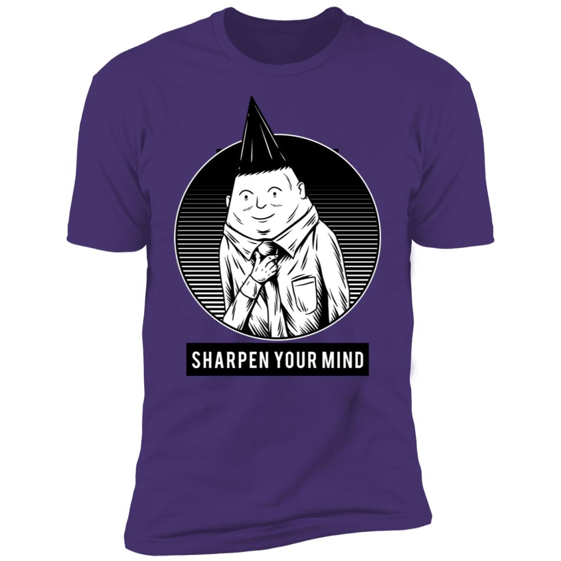 Sharpen your mind Premium Short Sleeve T-Shirt - Image 13