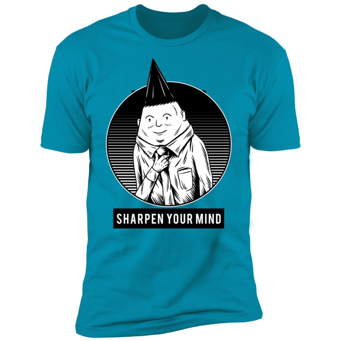 Sharpen your mind Premium Short Sleeve T-Shirt - Image 14