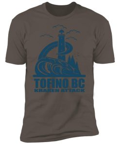 Alternative view of Kraken Attack Tofino BC Canada Premium Short Sleeve T-Shirt