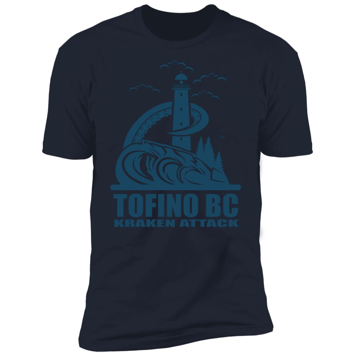 Kraken Attack Tofino BC Canada Premium Short Sleeve T-Shirt - Image 11