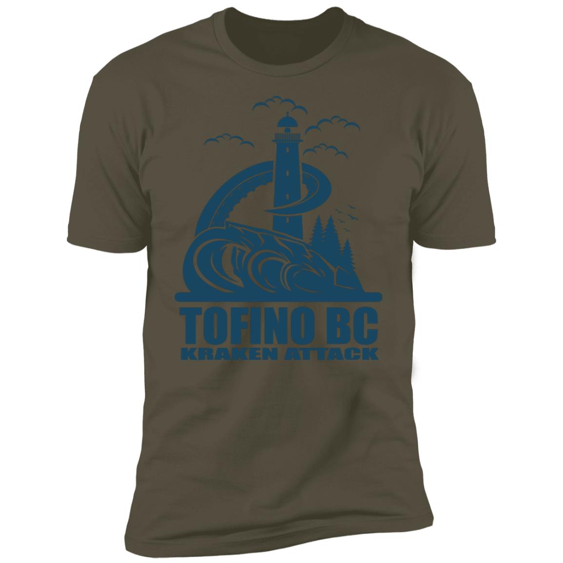 Kraken Attack Tofino BC Canada Premium Short Sleeve T-Shirt - Image 12