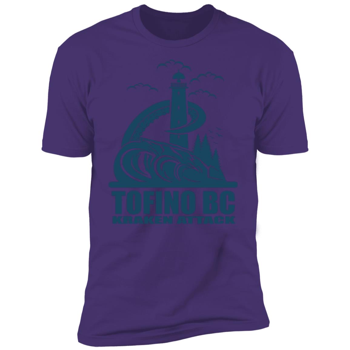 Kraken Attack Tofino BC Canada Premium Short Sleeve T-Shirt - Image 13