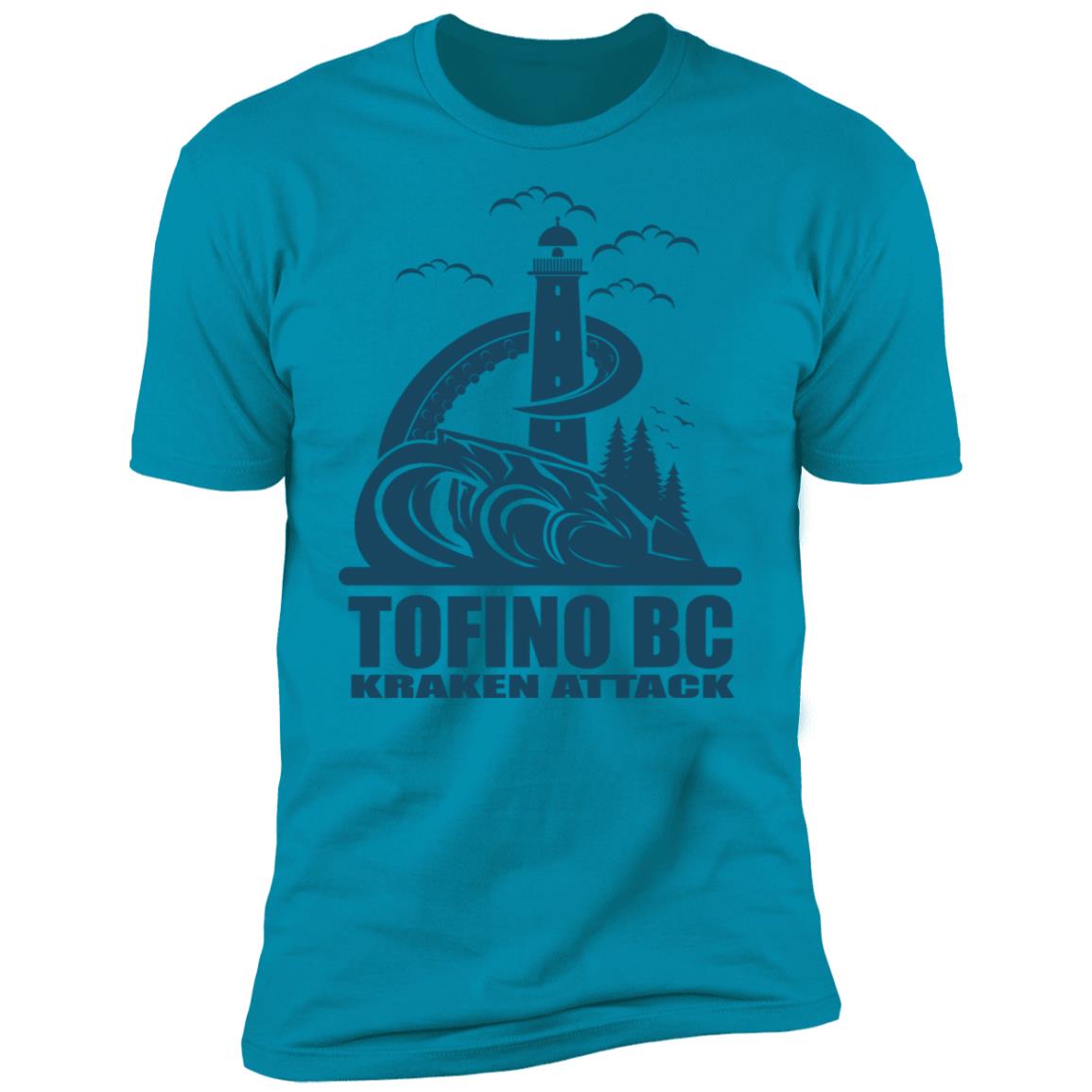 Kraken Attack Tofino BC Canada Premium Short Sleeve T-Shirt - Image 14