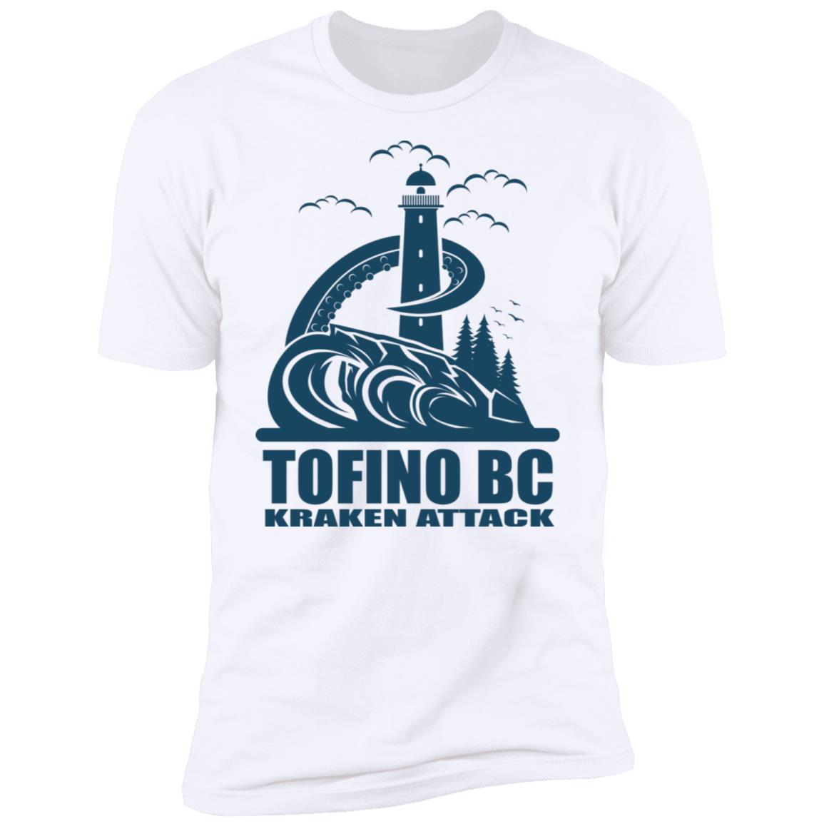 Kraken Attack Tofino BC Canada Premium Short Sleeve T-Shirt - Image 3
