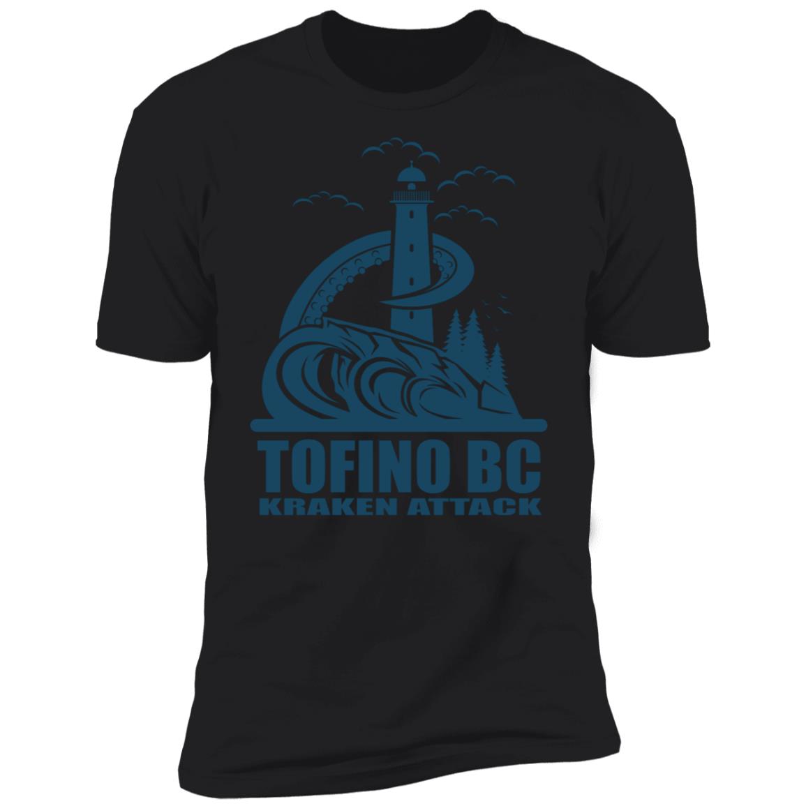 Kraken Attack Tofino BC Canada Premium Short Sleeve T-Shirt - Image 4