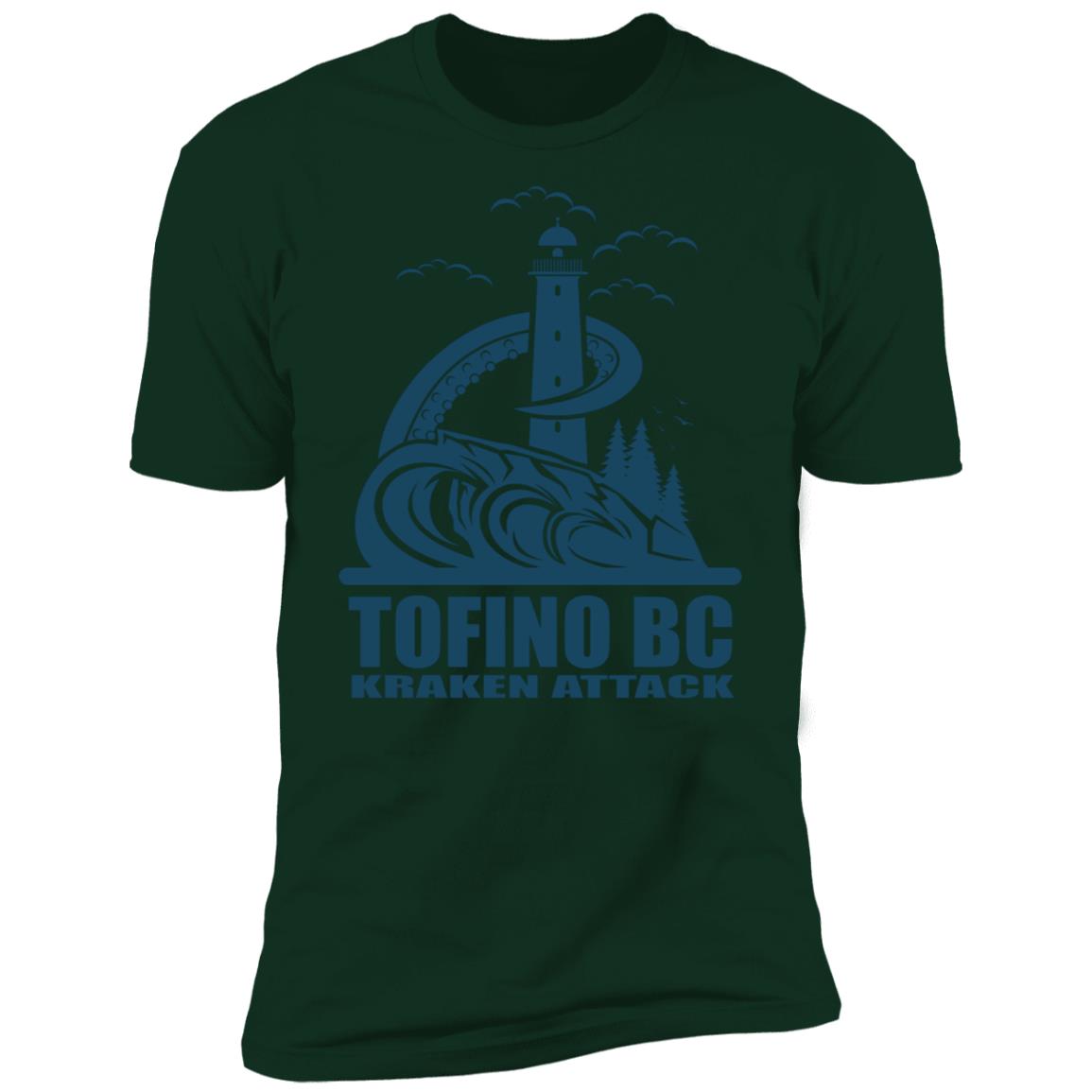 Kraken Attack Tofino BC Canada Premium Short Sleeve T-Shirt - Image 6