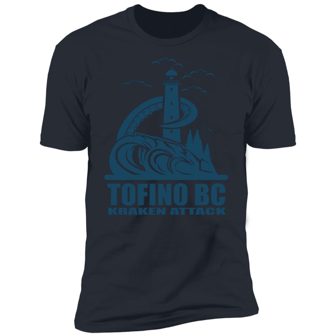 Kraken Attack Tofino BC Canada Premium Short Sleeve T-Shirt - Image 9