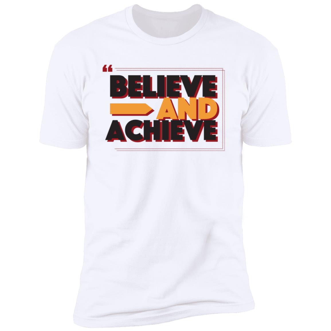 Believe and achieve inspiration Short Sleeve T-Shirt - Image 3