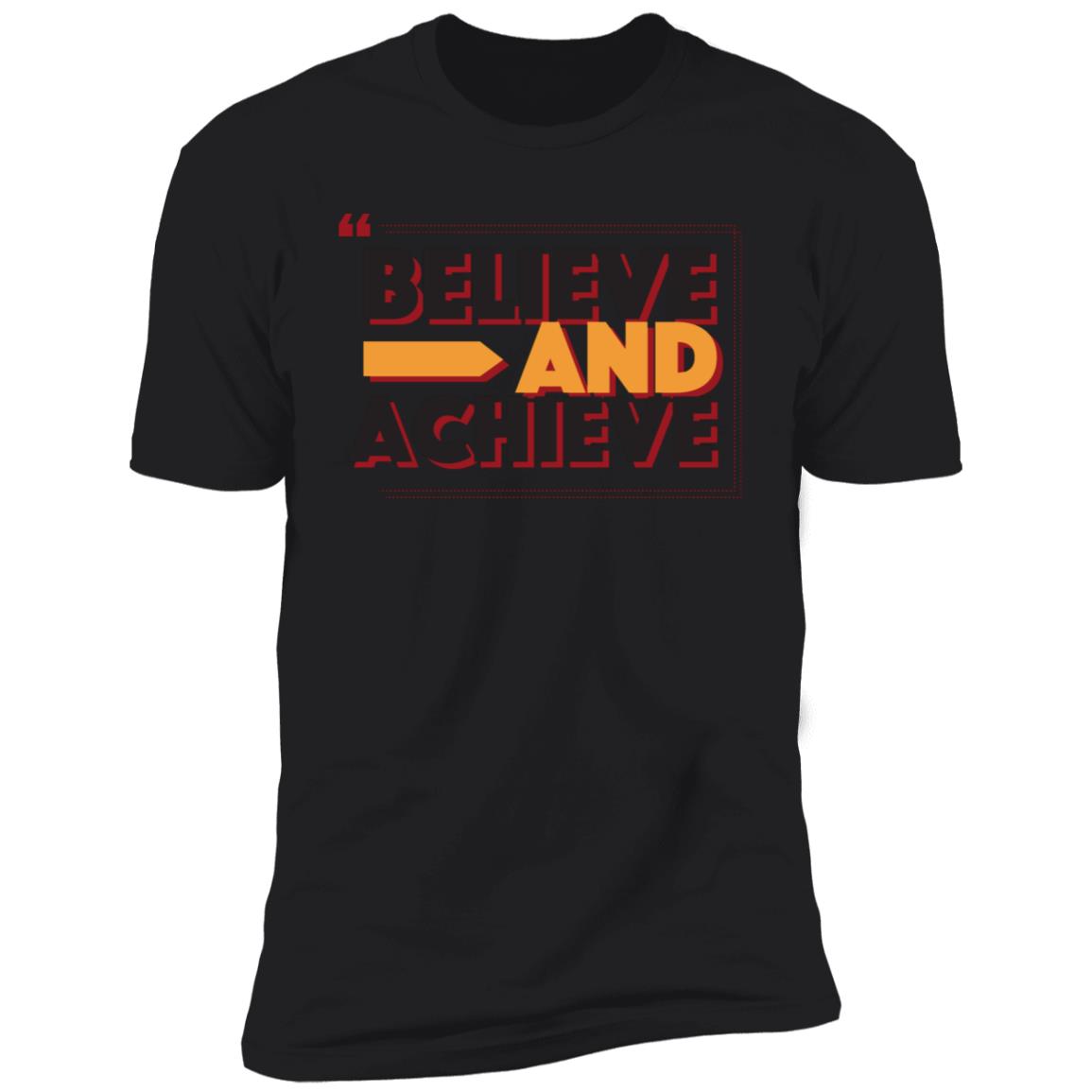 Believe and achieve inspiration Short Sleeve T-Shirt - Image 4