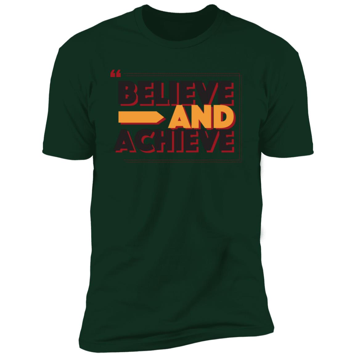 Believe and achieve inspiration Short Sleeve T-Shirt - Image 6