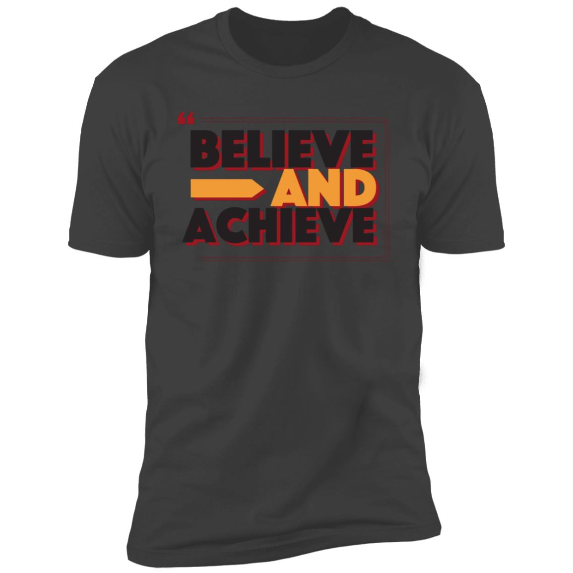 Believe and achieve inspiration Short Sleeve T-Shirt - Image 8