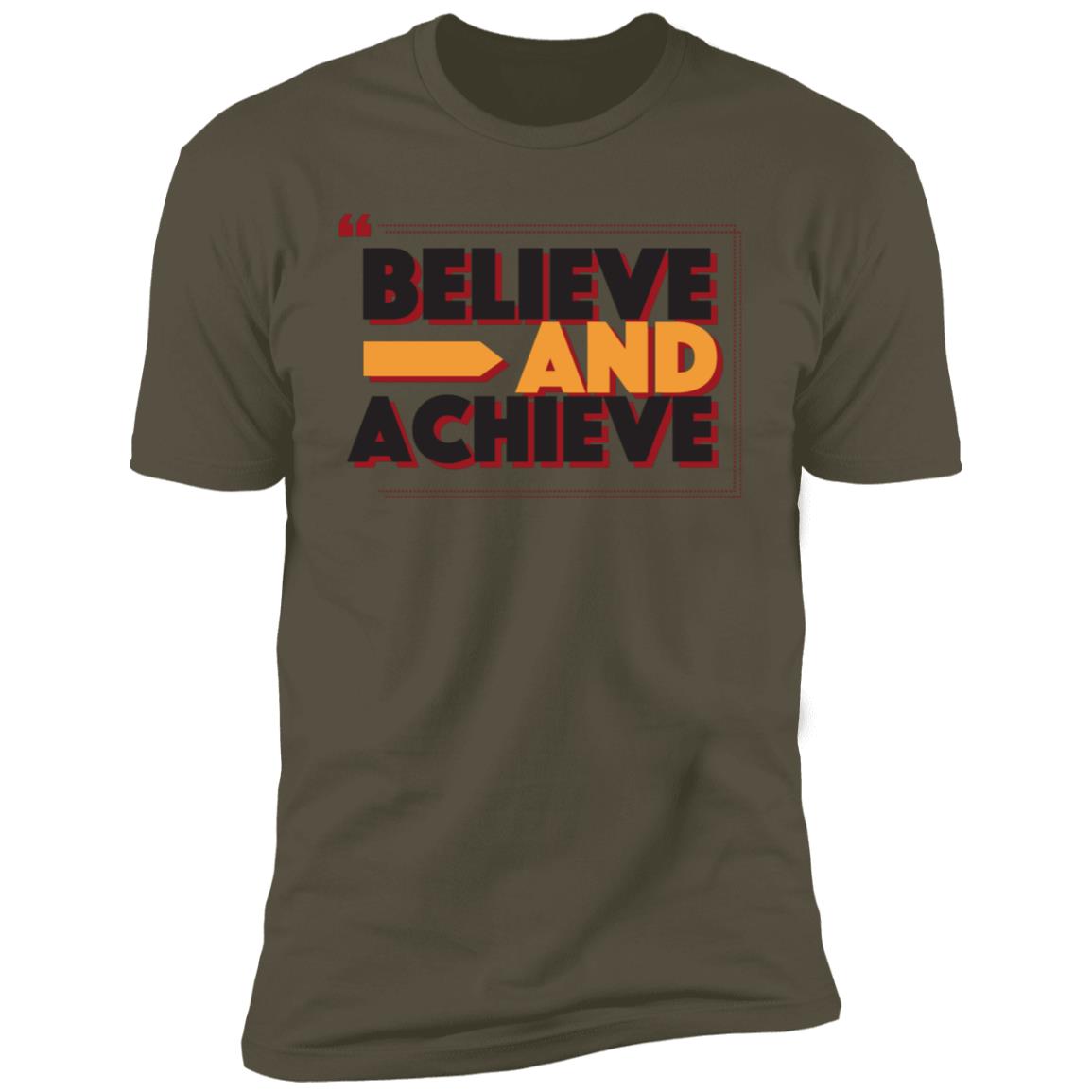 Believe and achieve inspiration Short Sleeve T-Shirt - Image 12