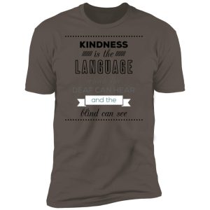 Alternative view of Inspirational sayings with Kindness Quote 33212 Premium Short Sleeve T-Shirt