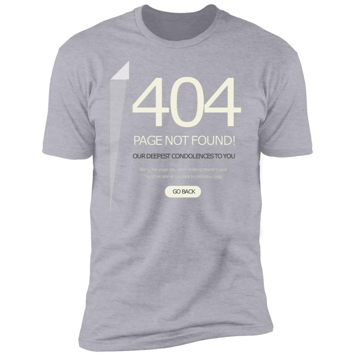 Funny 404 Page not found Premium Short Sleeve T-Shirt