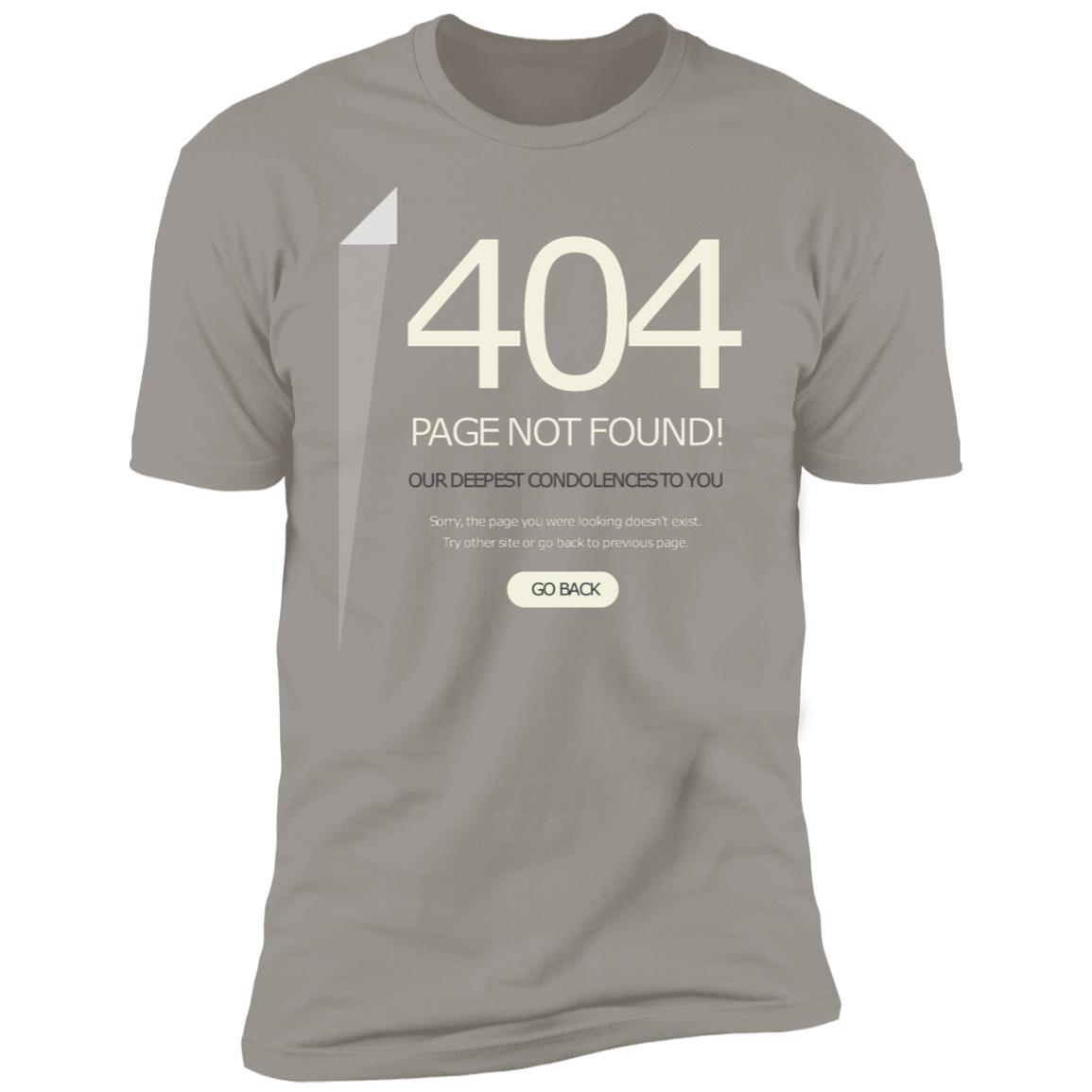 Funny 404 Page not found Premium Short Sleeve T-Shirt - Image 10
