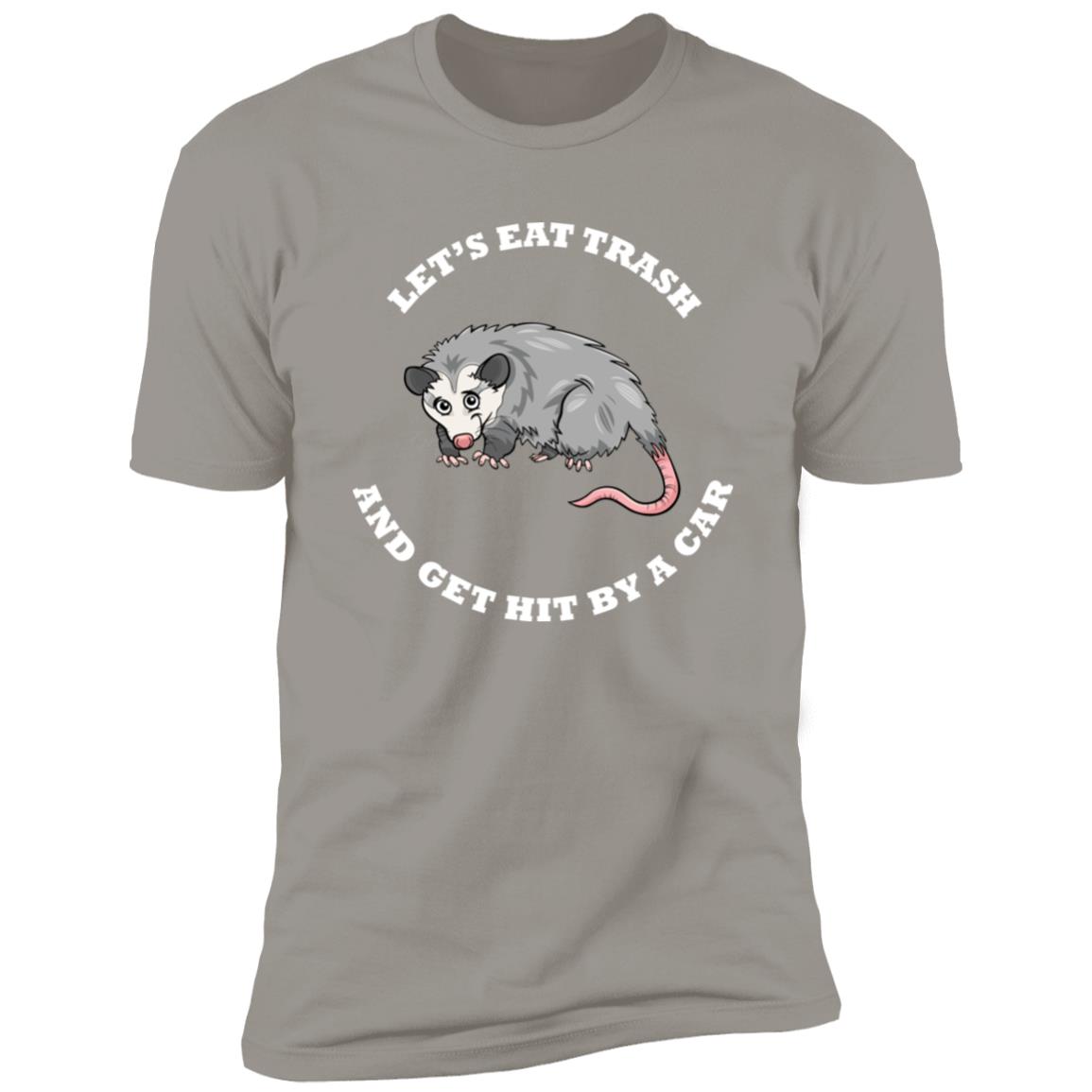 Possum eat trash funny Premium Short Sleeve T-Shirt - Image 10