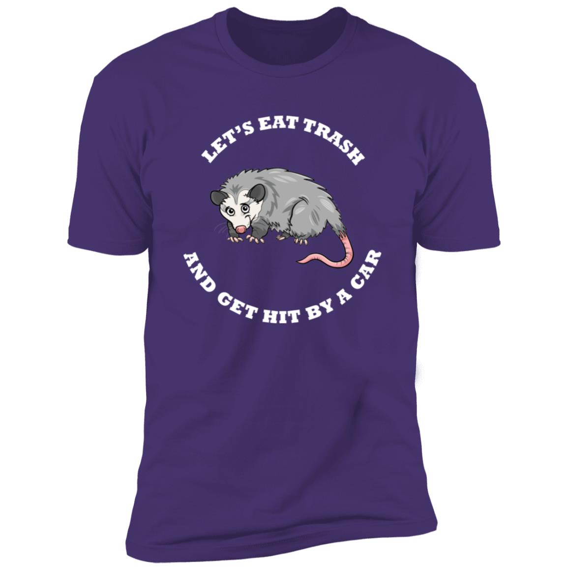 Possum eat trash funny Premium Short Sleeve T-Shirt - Image 13