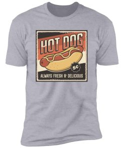 retro hot dog Premium Short Sleeve T-Shirt