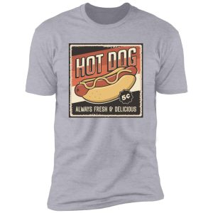 retro hot dog Premium Short Sleeve T-Shirt