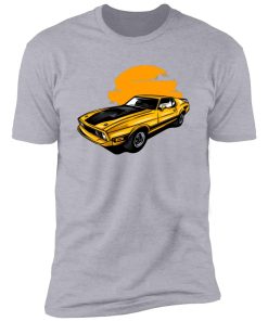 retro mustang fastback Premium Short Sleeve T-Shirt