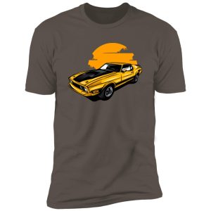 Alternative view of retro mustang fastback Premium Short Sleeve T-Shirt