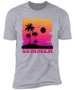 Retro summer surfing Premium Short Sleeve T-Shirt