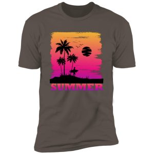 Alternative view of Retro summer surfing Premium Short Sleeve T-Shirt