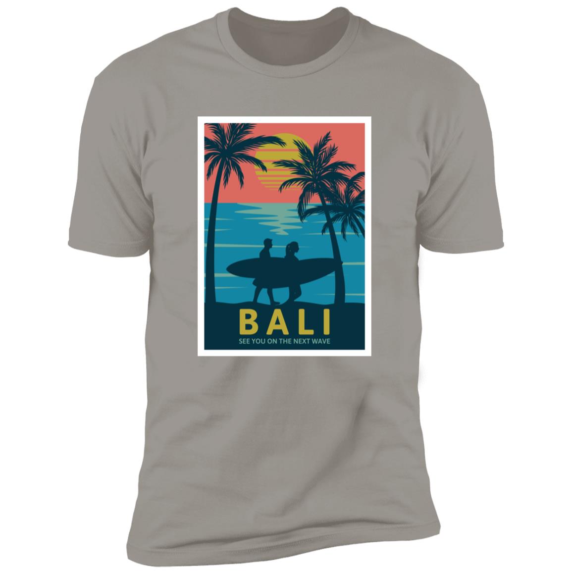 retro bali Premium Short Sleeve T-Shirt - Image 10