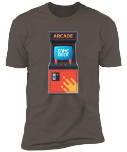 Alternative view of retro arcade machine Premium Short Sleeve T-Shirt