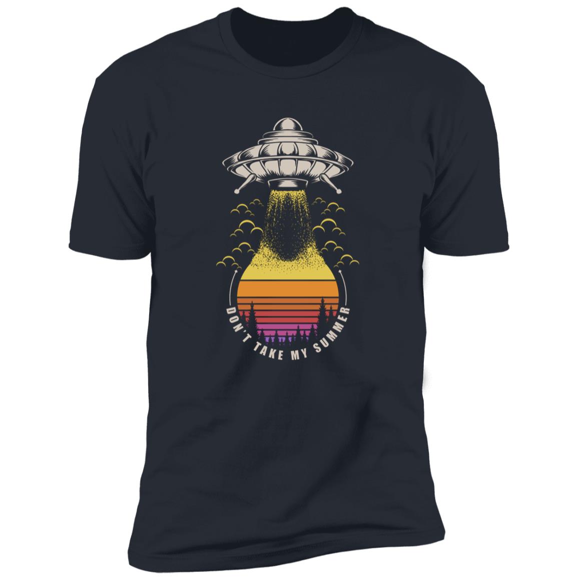 retro ufo take summer Premium Short Sleeve T-Shirt - Image 9