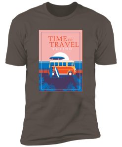 Alternative view of VW Surf Bus Tofino BC Long Beach Premium Short Sleeve T-Shirt