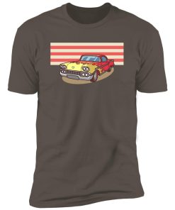 Alternative view of retro hotrod Premium Short Sleeve T-Shirt