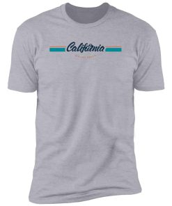 retro mailbu beach Premium Short Sleeve T-Shirt