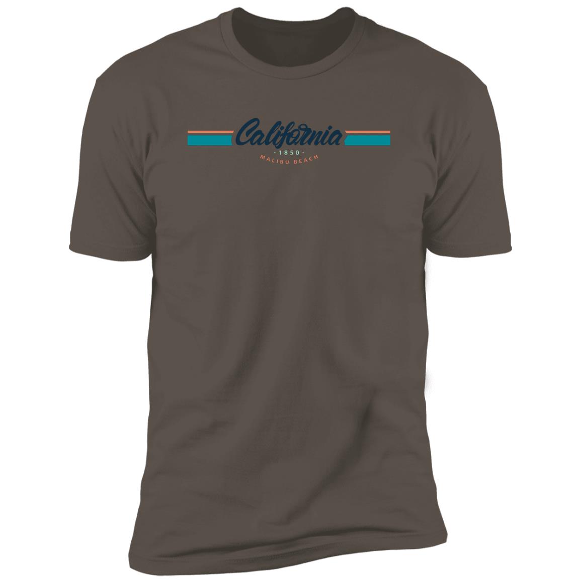 retro mailbu beach Premium Short Sleeve T-Shirt - Image 2