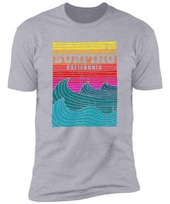 Retro surfing California Premium Short Sleeve T-Shirt