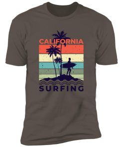 Alternative view of retro clifornia surfing2 Premium Short Sleeve T-Shirt