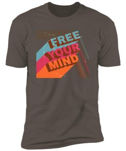 Alternative view of retro free your mind Premium Short Sleeve T-Shirt