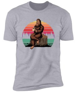 retro sasquatch Premium Short Sleeve T-Shirt