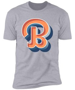 retro B cool script Premium Short Sleeve T-Shirt