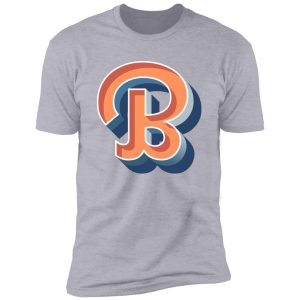 retro B cool script Premium Short Sleeve T-Shirt