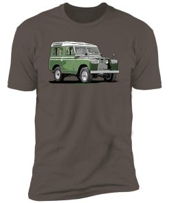 Alternative view of retro land rover Premium Short Sleeve T-Shirt