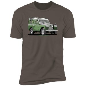 Alternative view of retro land rover Premium Short Sleeve T-Shirt