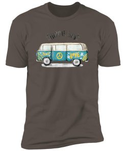 Alternative view of retro hippie bus Premium Short Sleeve T-Shirt
