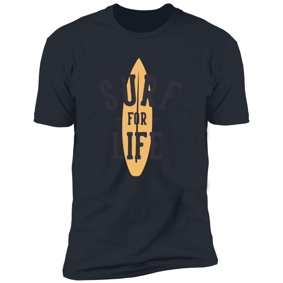 retro surf for life Premium Short Sleeve T-Shirt - Image 9