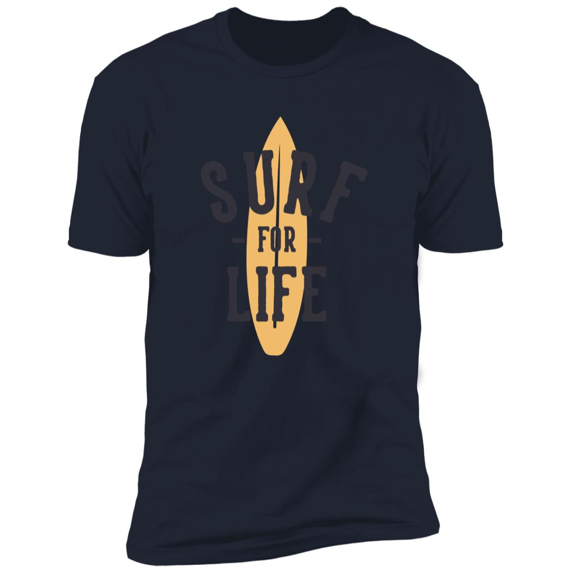 retro surf for life Premium Short Sleeve T-Shirt - Image 11