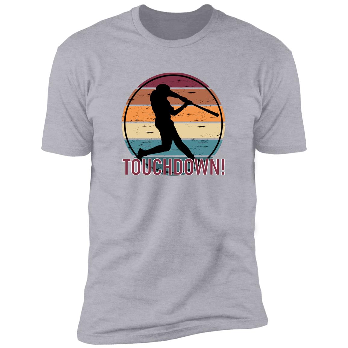 BASEBALL TOUCH DOWN Premium Short Sleeve T-Shirt