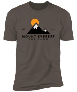 Alternative view of Mount Everest Ski Club Premium Short Sleeve T-Shirt