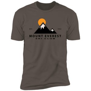 Alternative view of Mount Everest Ski Club Premium Short Sleeve T-Shirt
